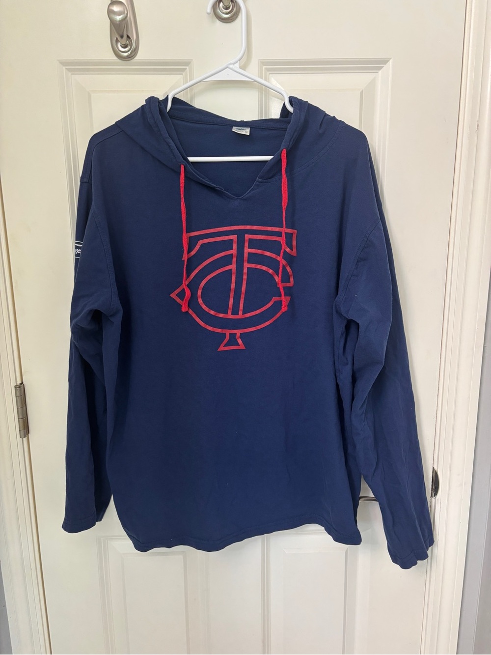 MLB Twins Baseball Navy Hoodie, sz XXL